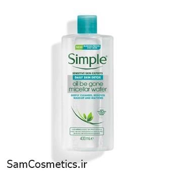 میسلار واتر بدون الکل و پارابن سیمپل 