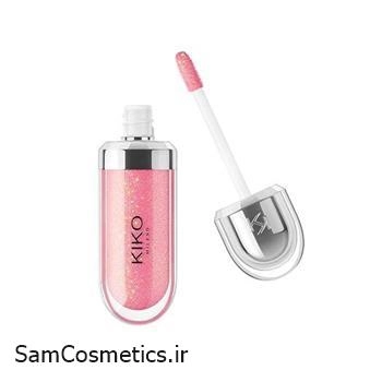 لیپ گلاس کیکو میلانو 3D Hydra شماره 26 (Sparkling Hibiscus Pink) 6.5 میل | KIKO Milano Lipgloss