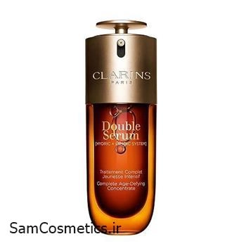 دابل سرم ضد چروک کلارنس | Clarins DOUBLE SERUM Anti-ageing | خرید اورجینال 75 میل