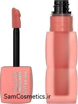 رژ لب مایع میبلین Teddy Tint | تینت لب میبلین | کد 10 Current Mood