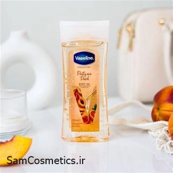 روغن بدن وازلین Pretty As A Peach حاوی ویتامین B3 حجم 200 میل | Vaseline