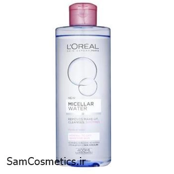 میسلار واتر لورآل پاریس پوست نرمال تا خشک حجم 400 میل | L’Oréal Paris Micellar Water