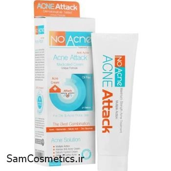 کرم ضد جوش نو آکنه مدل Anti Acne Attack حجم 50 میل | No Acne