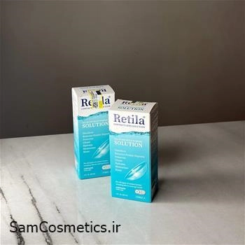 مایع لنز رتیلا محلول شستشو و نگهداری لنز حجم 120 میلی‌لیتر | Retila Contact Lens Solution 120ml