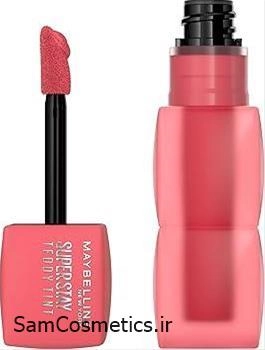 رژ لب مایع میبلین Teddy Tint | تینت لب میبلین | کد 40 Petalcore