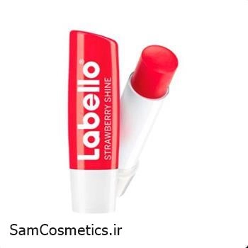 بالم لب لابلو شاین مدل توت فرنگی 4.8 گرم | Labello Strawberry Shine Lip Balm