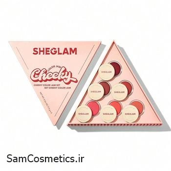 ست رژگونه 6 عددی شیگلم | SHEGALM مدل Cheeky Color Jam