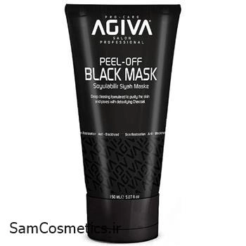 ماسک صورت مشکی آگیوا حاوی کربن فعال حجم 150 میل | Agiva Peel Off Black Mask | بلک ماسک