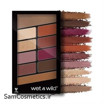 پالت سایه چشم 10 رنگ وت اند وایلد مدل Rose in the Air حجم 8.5 گرم | Wet n Wild Color Icon