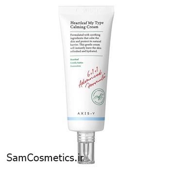 کرم آرام‌ بخش و آبرسان AXIS-Y مدل Heartleaf My Type حجم 60 میل | AXIS-Y Calming Cream