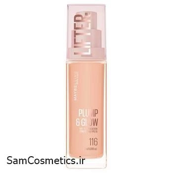 کرم پودر میبلین Lifter Plump & Glow شماره 116 حجم 30 میل | Maybelline Lifter Plump & Glow Foundation