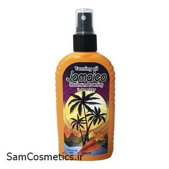 روغن برنزه کننده هویج جامائیکا 200 میل | Jamaica Maximum browning Tanning Oil