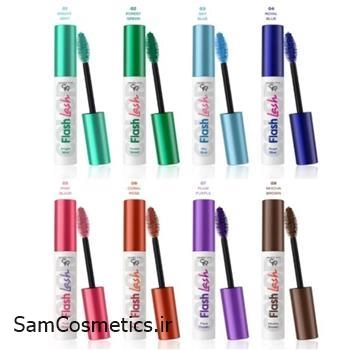 ریمل رنگی گلدن رز رنگ SKY BLUE (آبی روشن) حجم 9 میل | Golden Rose Flash Lash Colored Mascara