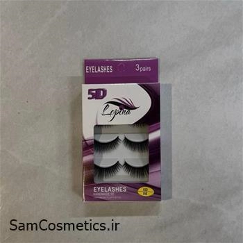 مژه مصنوعی 5 بعدی 3 جفتی لوپینا مدل 08