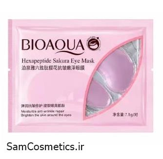 ماسک پچ زیر چشم بایوآکوا Hexapeptide Sakura حجم 7.5 گرم | Bioaqua Hexapeptide Sakura Eye Mask 7.5g