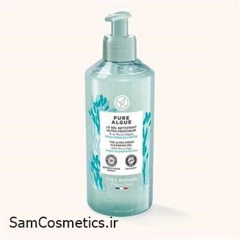 ژل شستشو مناسب پوست معمولی تا مختلط ایوروشه | Yves Rocher مدل Pure Algue حجم 390 میل