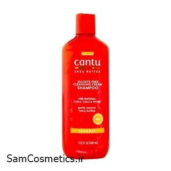 شامپو کنتو شی باتر موهای فر حجم 400 میل | Cantu Shea Butter Shampoo