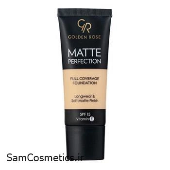 کرم پودر مات گلدن رز | Golden Rose Matte Perfection | کد W4