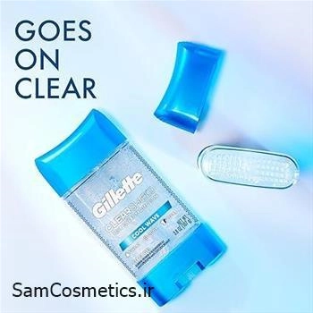 مام زیر بغل ژله ای ژیلت مدل Cool Wave حجم 107 گرم | Gillette Anti-perspirant Deodorant