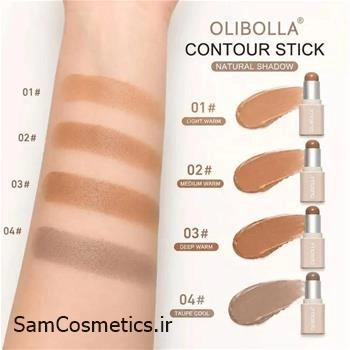 کانتور استیکی اولیبولا مدل GET SATIN کد 01 وزن 6 گرم | OLIBOLLA GET SATIN Contour Stick