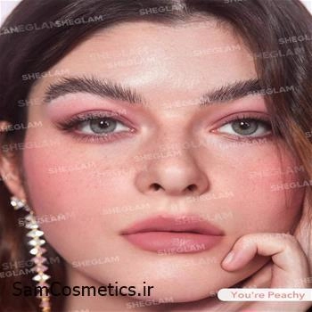 رژگونه پودری شیگلم کد SHEGLAM Love Dive Tender Heart Powder Blush | You're Peachy
