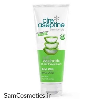 کرم مرطوب کننده تیوپی دست سافت آسپتین عصاره آلوئه ورا حجم 200 میل | Cire Aseptine Soft