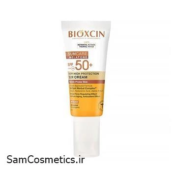 ضد آفتاب بی رنگ بیوکسین ضد لک +SPF50 حجم 50 میل | Bioxcin Suncare | پوست های مستعد لکه