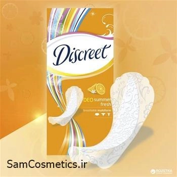 پد روزانه دیسکرت | Discreet مدل Summer Fresh بسته 20 عددی