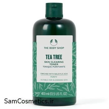 تونر تی تری بادی شاپ | The Body Shop مناسب پوست های لک دار حجم 400 میل