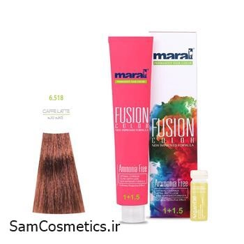 رنگ مو فیوژن کالر مارال 6/518