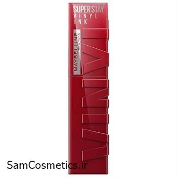 رژ لب مایع میبلین | Maybelline مدل SuperStay Vinyl Ink رنگ 10 LIPPY