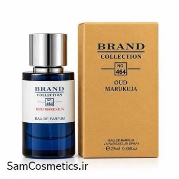 ادکلن مینیاتوری مردانه برند کالکشن کد 464 رایحه عود ماراکوجا حجم 25 میل | Brand Collection