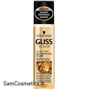 اسپری دو فاز نرم کننده مو گلیس | Gliss مدل Ultimate Oil Elixir حجم 200 میل