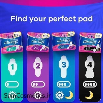 نوار بهداشتی الویز | Always ویژه شب مدل Ultra Secure Night سایز 4 بسته 20 عددی