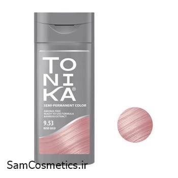 شامپو رنگساژ تونیکا | TONIKA رنگ بلوند صورتی شماره 9.53