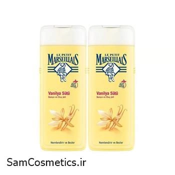 شامپو بدن 2تایی لی پتیت مارسلیاس رایحه وانیل 400 میل | Le Petit Marseillais