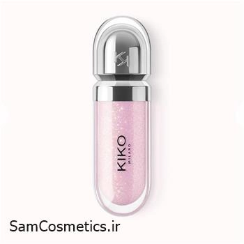 برق لب (لیپ گلاس) اورجینال کیکو | KIKO مدل 3D Hydra کد 27 (pearly lavender)