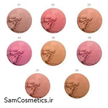 رژگونه پودری تاپفیس کد (001 Silk Line) | PROHD Natural Glow Baked Blush