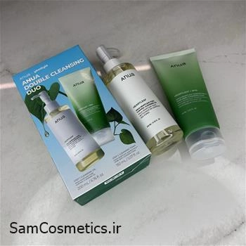 پک دوتایی شوینده روغنی و فوم کنترل منافذ هارتلیف آنوا | Anua حجم 150+200 میل