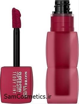 رژ لب مایع میبلین Teddy Tint | تینت لب میبلین | کد 50 Wild At Heart