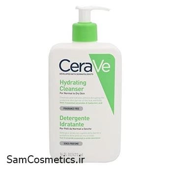 ژل شستشو آبرسان پوست نرمال تا خشک سراوی | CeraVe حاوی سرامید حجم 437 میل