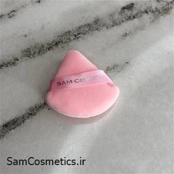 پد (پاف) مثلثی دسته دار تکی سام کازمتیکز | Sam Cosmetis سایز کوچک