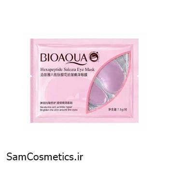 ماسک پچ زیر چشم بایوآکوا Hexapeptide Sakura حجم 7.5 گرم | Bioaqua Hexapeptide Sakura Eye Mask 7.5g