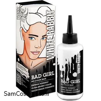 شامپو رنگساژ بد گرل | BAD GIRL رنگ white rabbit (سفید) حجم 150 میل