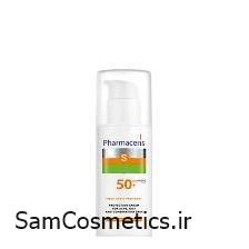 ضد آفتاب بی رنگ فارماسریز +SPF50 حجم 50 میل | Pharmaceris 50+ SPF Medi Acne | پوست چرب ضد جوش
