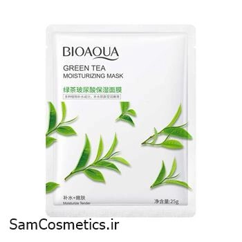ماسک ورقه ای ضد جوش بیوآکوا | Bioaqua مدل چای سبز حجم 30 میل