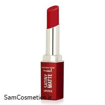 رژ لب جامد گلدن رز | Golden Rose Velvet Matte | کد 08 Candy Red