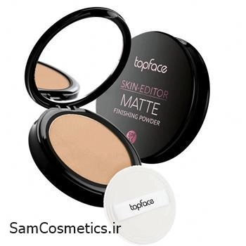 پنکیک فشرده مات تاپ فیس حاوی spf15 اسکین ادیتور | Topface Skin Editor Finishing Powder | کد 003