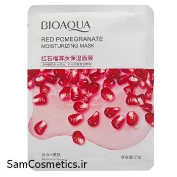 ماسک ورقه ای بیوآکوا | Bioaqua ضد چروک مدل انار حجم 30 میل