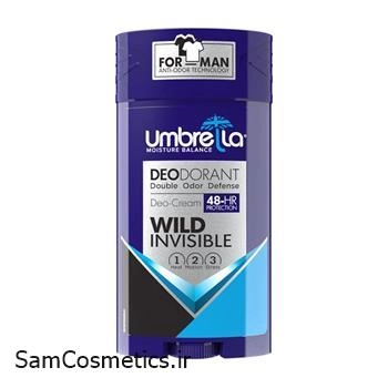 استیک زیر بغل مردانه آمبرلا | UMBRELLA مدل وایلد سرمه ای حجم 90 میل